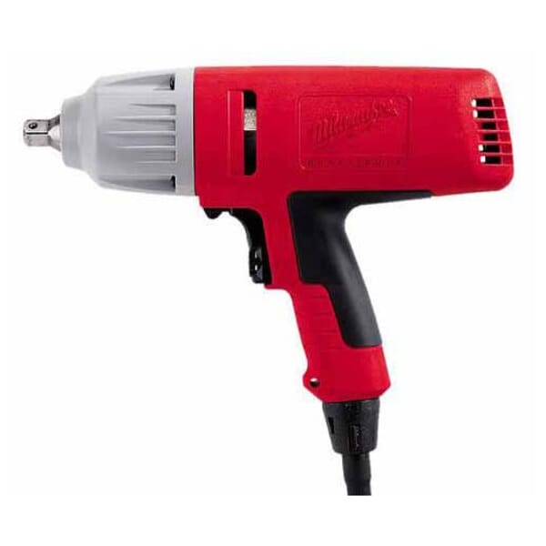 Milwaukee 9072-20 Grounded Impact Wrench, 1/2 in Square Drive, 1000 to 2600 bpm, 300 ft-lb Torque, 120 VAC, 11-5/8 in OAL