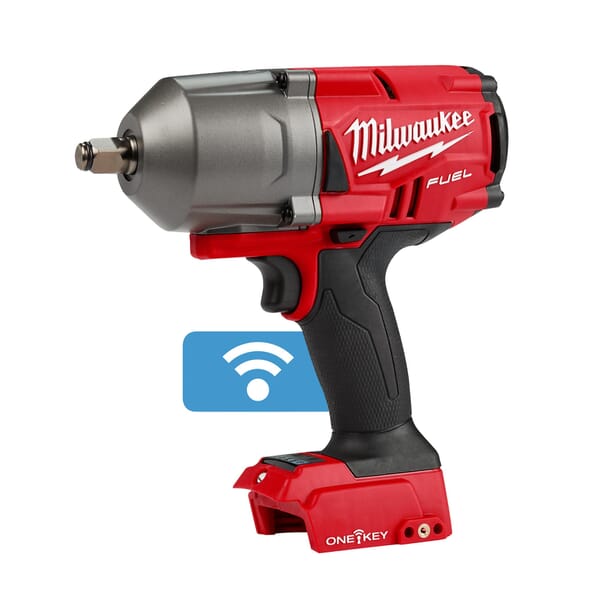 Milwaukee M18 FUEL 2863-20 High Torque Bare Tool Cordless Impact Wrench, 1/2 in 4-Mode Straight Drive, 2100 bpm, 1000/1400 ft-lb Torque, 18 VDC, 8.39 in OAL