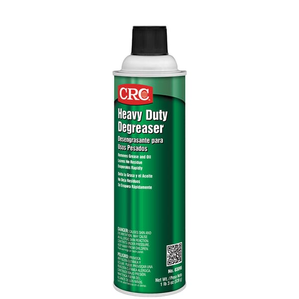 CRC 03095 Chlorinated Heavy Duty Non-Flammable Degreaser, 20 oz Aerosol Can, Moderate Odor/Scent, Clear, Liquid Form