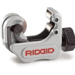 RIDGID 32985 104 Close Quarter Midget Tubing Cutter With E-3469 Standard Wheel, 3/16 to 15/16 in, Ergonomic Handle