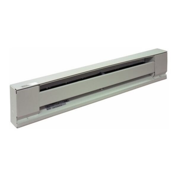TPI E2903024S 2900S 1-Phase Standard Electric Baseboard Convection Heater, 1275 Btu/hr Capacity, 120 VAC, 375 W Power Rating, Wall Mount