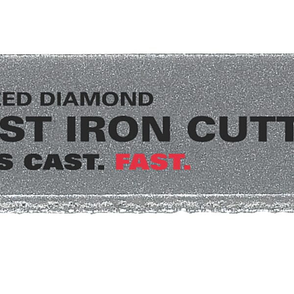 Lenox Diamond ES10833800RDG Narrow Kerf Reciprocating Saw Blade, 8 in L x 3/4 in W, Chrome Alloy Steel Body, Universal/Toothed Edge Tang