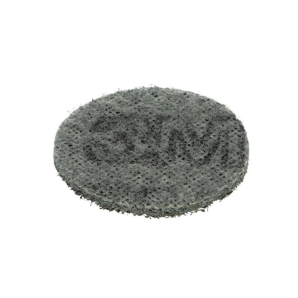 3M 7000028501 SC SE Durable Non-Woven Surface Conditioning Disc, 3 in Dia Disc, Super Fine Grade, Silicon Carbide Abrasive, Type TR Attachment