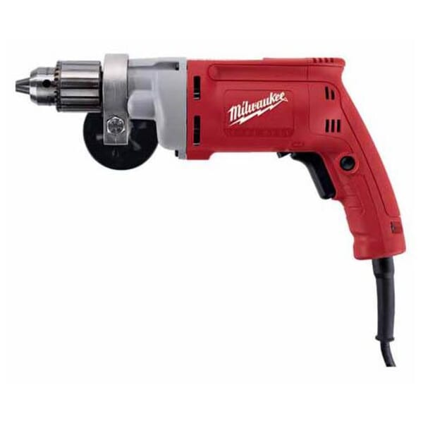 Milwaukee 0299-20 Grounded Heavy Duty Electric Drill, 1/2 in Keyed Chuck, 120 VAC, 0 to 850 rpm Speed, 12-13/64 in OAL