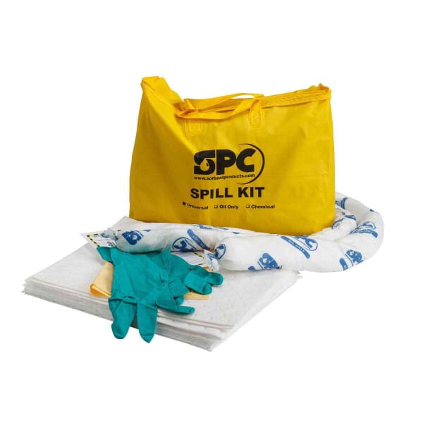 SPC SKO-PP Economy Portable Spill Kit, 4 gal Bag, Fluids Absorbed: Oil