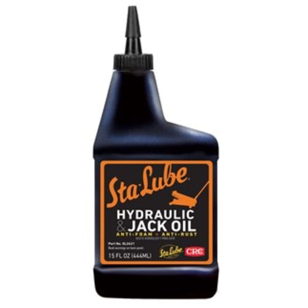 Sta-Lube SL2621 Medium Weight Non-Flammable Hydraulic/Jack Oil, 15 oz Bottle, Liquid Form, Amber, 0.9
