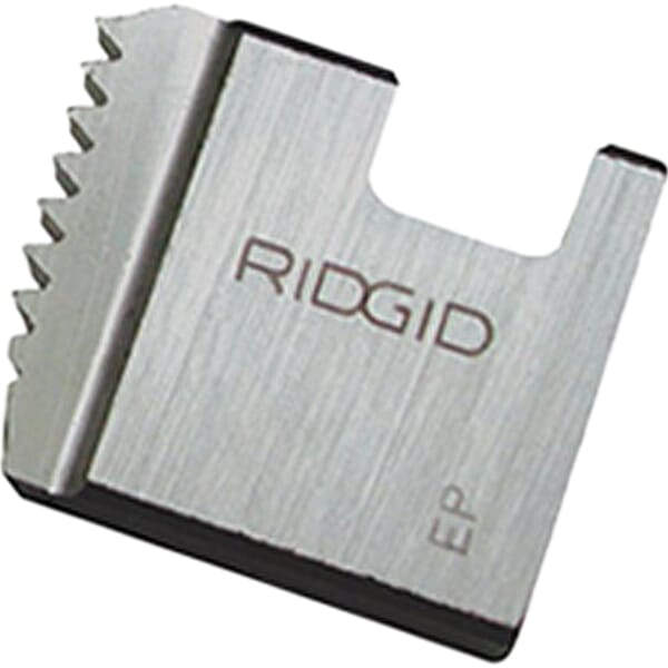 RIDGID 37845 Manual Threader Pipe Die, 1-1/2 in Conduit/Pipe, 1-1/2-11-1/2 NPT Thread, Right Thread, 4 Pieces, For Use With OO-R, 11-R, 12-R, O-R, Ratchet Threaders and 30A, 31A 3-Way Pipe Threaders, Alloy Steel