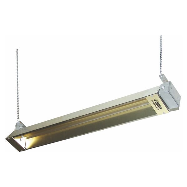 TPI Fostoria OCH46277VSSE OCH 1 Phase Quartz Electric Infrared Heater, 6826 Btu/hr Capacity, 277 VAC, 2 kW Power Rating