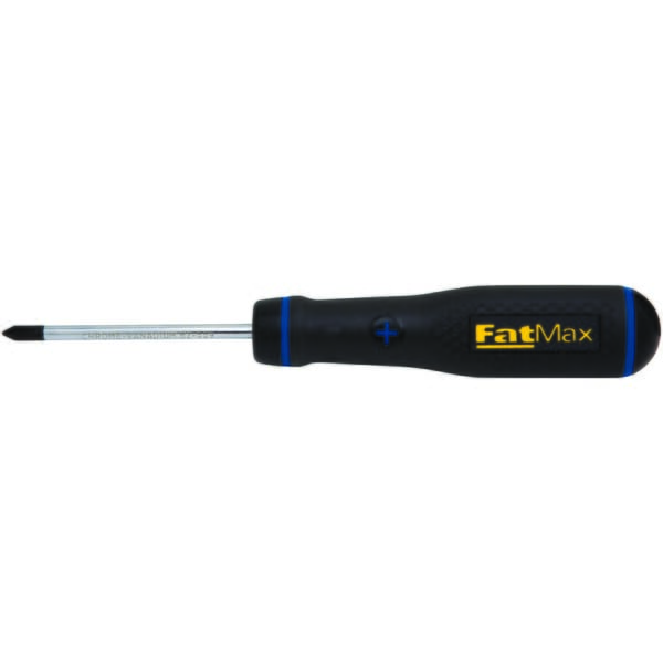 Stanley 62-559 ProDriver Standard Screwdriver, #1 Phillips Point, Alloy Steel Shank, 7-1/2 in OAL, Nylon/Polypropylene Handle, Black Oxide/Polished Chrome
