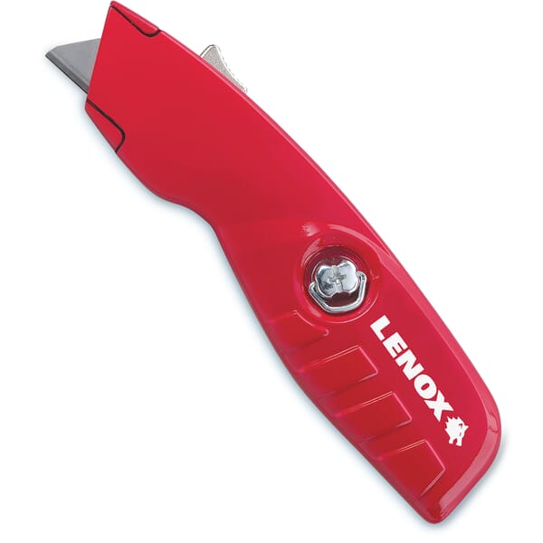 Lenox Gold 20366SRK1 Smooth Utility Knife, Self-Retracting Blade, Bi-Metal Blade, 5 Blades Included