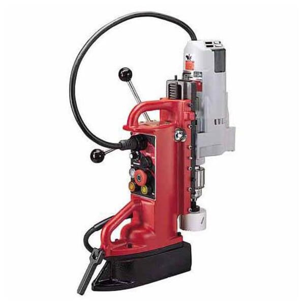 Milwaukee 4206-1 Adjustable Position Heavy Duty Electromagnetic Drill Press, 3/4 in Chuck, 2 hp, 4-11/16 in Drill to Center From Base, 350 rpm Spindle Speed, 120 VAC