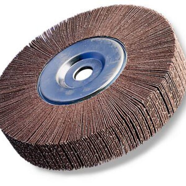 3M 7000120390 741A Unmounted Flap Wheel, 6 in Dia Wheel, 2 in W Face, 60 Grit, Medium Grade, Ceramic Abrasive