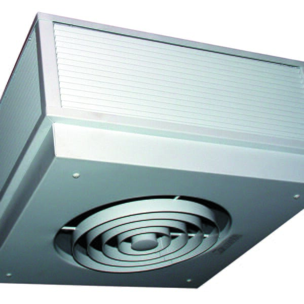 TPI Y3473A1 3470 3-Phase Fan Forced Standard Ceiling Heater, 10200 Btu/hr Capacity, 480 V AC, 3 kW Power Rating