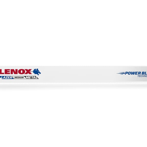 Lenox 2019012118R Bi-Metal Reciprocating Saw Blade, 12 in L x 1 in W, 18 TPI, Bi-Metal Body