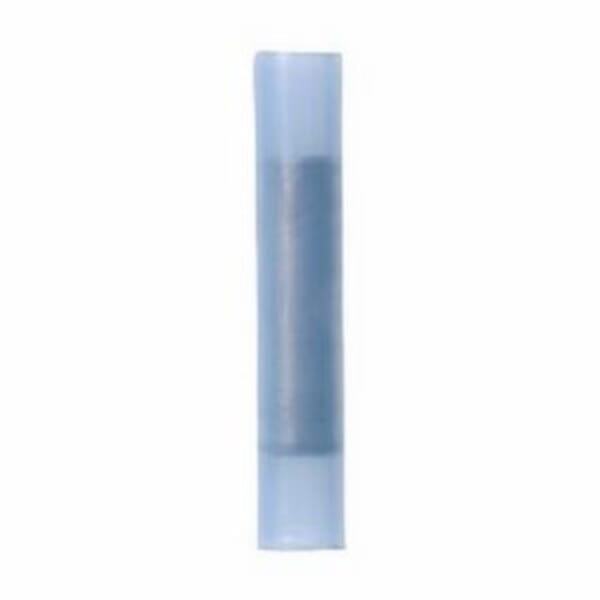 Scotchlok 7100164057 Insulated Butt Connector, 16 to 14 AWG Conductor, 1.02 in L, Seamless Barrel, Blue