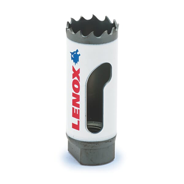 Lenox SPEED SLOT 3001414L Hole Saw With T2 Technology With T2 Technology, 7/8 in Dia, 1-7/8 in D Cutting, Bi-Metal Cutting Edge, 1/2 in Arbor