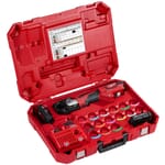 Milwaukee M18 FORCE LOGIC 2679-22 Cordless Crimper Tool Kit, 6 ton Crimping, 18 VDC, Lithium-Ion Battery, 14 in OAL