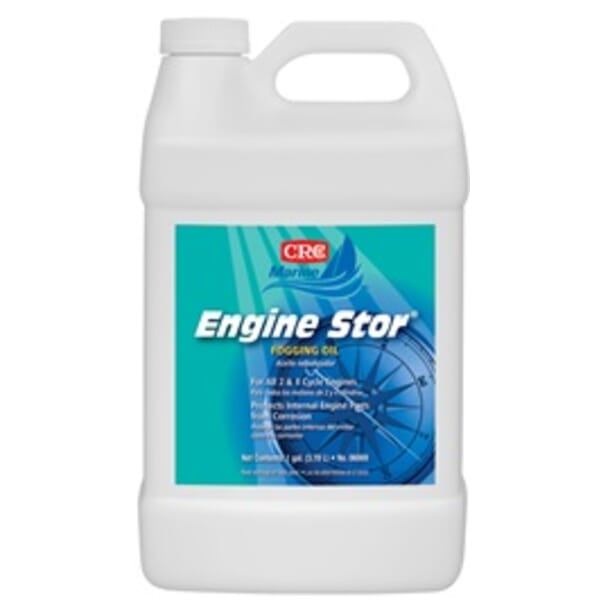 CRC 06069 Engine Stor Combustible Fogging Oil, 1 gal Bottle, Petroleum Odor/Scent, Amber, Liquid/Viscous Form redirect to product page