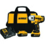 DeWALT 20V MAX* MATRIX XR DCF899P2 Compact Cordless Impact Wrench Kit, 1/2 in Straight Drive, 700 ft-lb Torque, 20 VDC, 8-13/16 in OAL