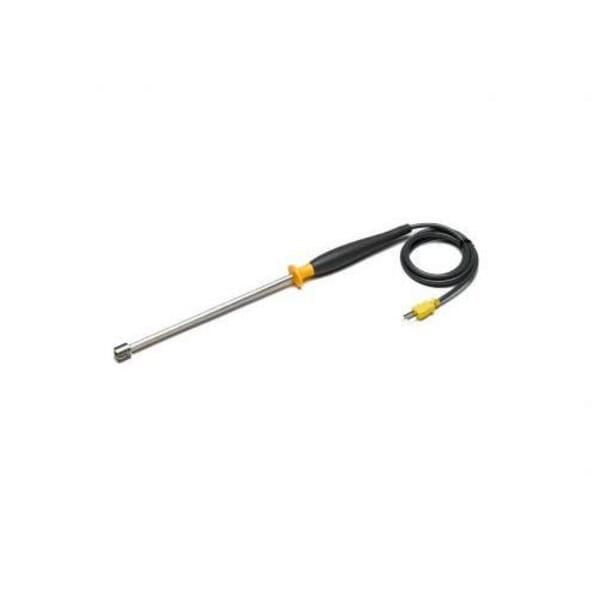 Fluke SureGrip 80PK-27 Industrial Surface Temperature Probe, -127 to 600 deg C, 0.9 in Dia x 12-3/4 in L, 8 deg F, -196 to 32 deg F, 32 to 362 deg F, +/-1.2 % of 363 to 1112 deg F Accuracy, 12 in L Wire