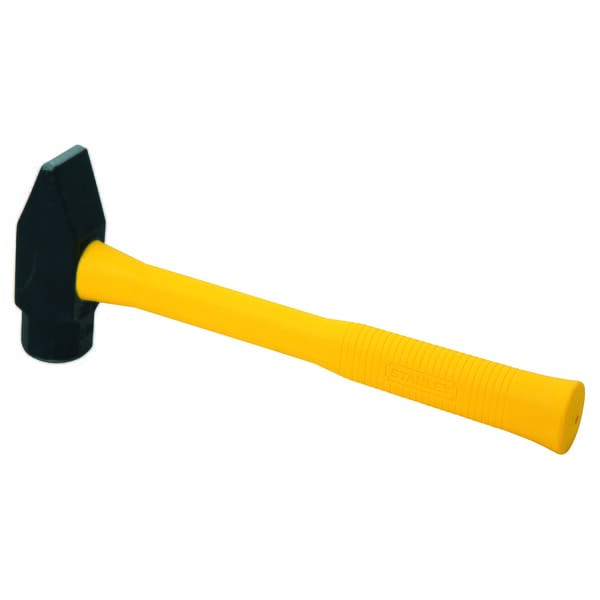 Stanley 56-218 Blacksmith Hammer, 13-3/4 in OAL, 2.5 lb Alloy Steel Head, Fiberglass Handle