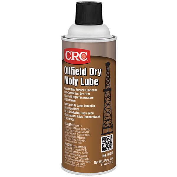 CRC 03284 Extremely Flammable Dry Lubricant, 16 oz Aerosol Can, Liquid Form, Gray, 0.773