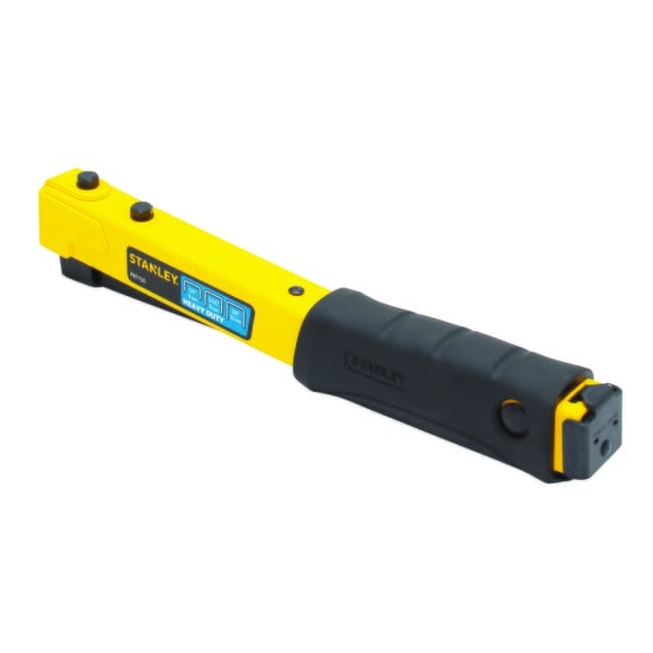 Stanley SharpShooter PHT150C Heavy Duty Hammer Tacker, Narrow Crown Staple, Manual, Steel