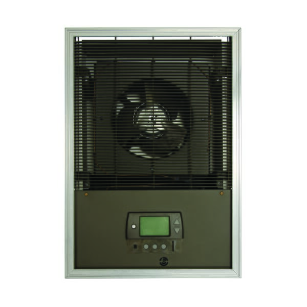 TPI G3453SD 3450SD 1-Phase Fan Forced Heavy Duty Wall Heater With Setback on Demand Thermostat, 10239 Btu/hr Capacity, 277 V AC, 3 kW Power Rating