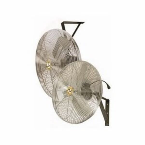 Airmaster 71573 1-Phase Commercial Direct Drive Non-Oscillating Air Circulator, 30 in Blade, 6100/4400/2700 cfm Flow Rate, 115 VAC, 3.5 A