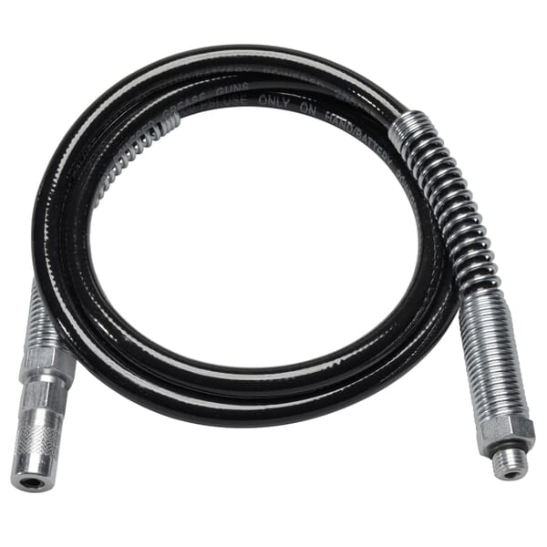Milwaukee M18 49-16-2647 Replacement Grease Gun Hose With HP Coupler, For Use With M18 2646-20 2-Speed Cordless Grease Gun, 1/8 in NPT, 48 in L, 11/16 in Fitting Wrench, 10000 psi, Plastic/Metal