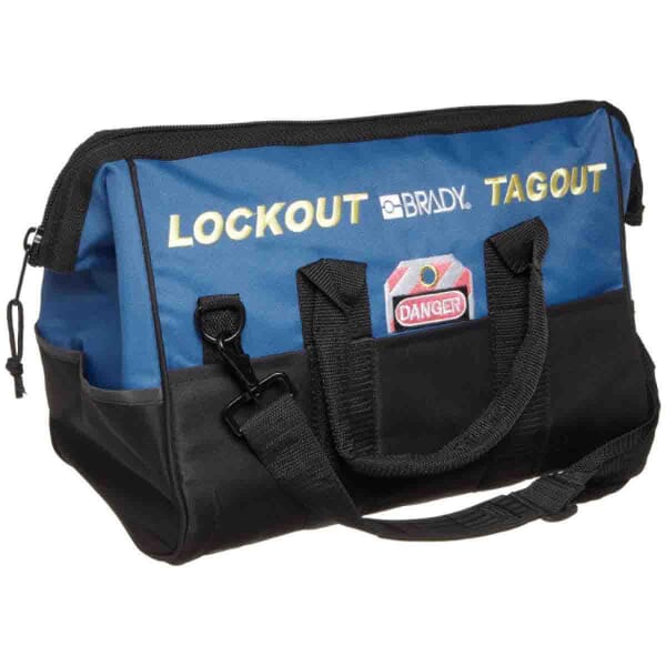 Brady 99162 Lockout Duffel Bag, Bag Case, 8 Pockets, 600 Denier Polyester