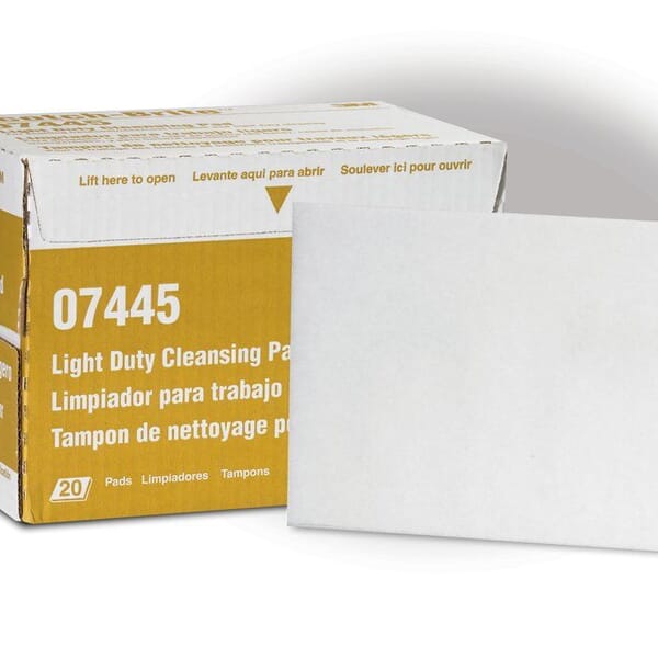Scotch-Brite 7000000727 7455 Light Cleansing Pad, 9 in L, 6 in W W/Dia, Super Fine Grade