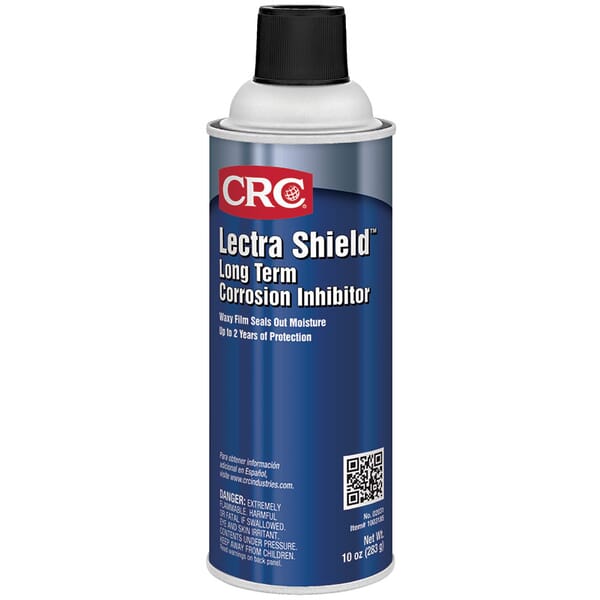 CRC 02031 Lectra Shield Extremely Flammable Long Term Corrosion Inhibitor, 16 oz Aerosol Can, Liquid/Viscous Form, Dark Amber, 0.787