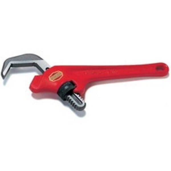 RIDGID 31305 Hex Wrench, 1-1/8 to 2-5/8 in Pipe, 9-1/2 in OAL, Hex Jaw, Cast Iron Handle, Knurled Nut Adjustment