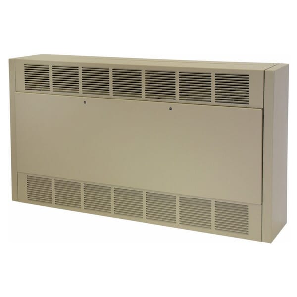TPI 6346D102433B30D0F 6300 1/3-Phase Multiple Angle Stocked Electric Cabinet Unit Heater With Disconnect Switch, 6/10 kW, 240 VAC