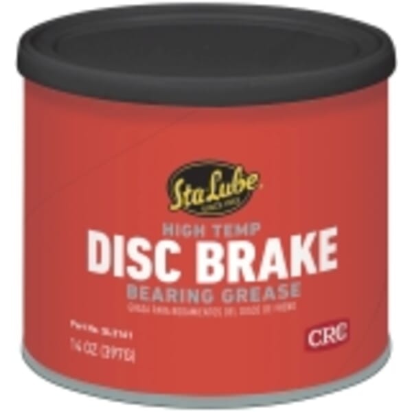 Sta-Lube SL3161 Disc Brake High Temperature Non-Flammable Wheel Bearing Grease, 14 oz Can, Semi-Solid to Solid Grease, Dark Gray, Faint/Mild Petroleum redirect to product page