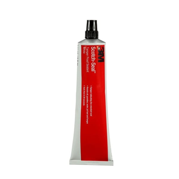 3M 7100000165 Tamper Proof Sealant, 5 oz Tube Container, White, Nitrile Base
