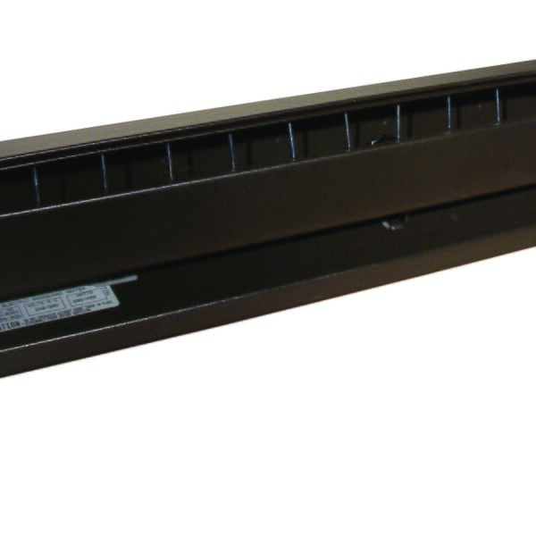 TPI F2910048C 2900C 1-Phase Heavy Duty Standard Electric Baseboard Convection Heater, 3413 Btu/hr Capacity, 208 V AC, 1000 W Power Rating, Wall Mount