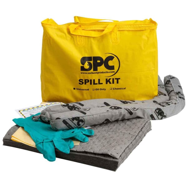 SPC AllWik SKA-PP Economy Portable Spill Kit, 5 gal Bag, Fluids Absorbed: Universal