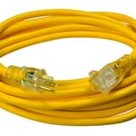 Southwire 2587SW8802 Type SJTW Extension Cord, 15 A at 125 VAC, 25 ft L Cord, 3 Conductors