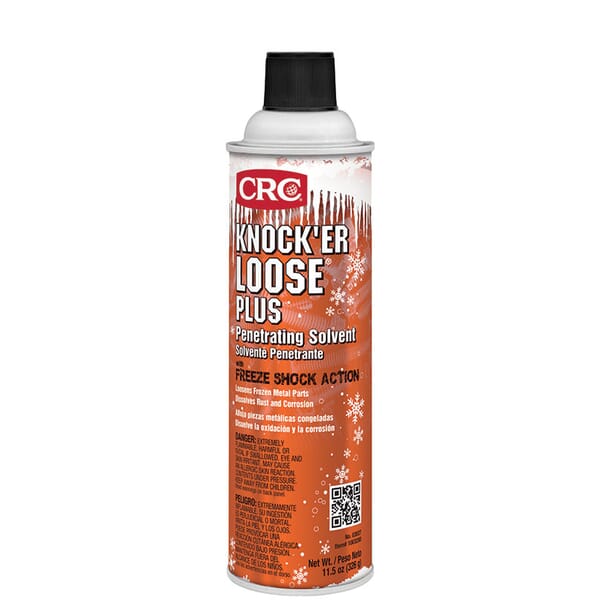 CRC 03027 Knocker Loose Plus Flammable Penetrating Solvent, 20 oz Aerosol Can, Liquid Form, Reddish, 0.84
