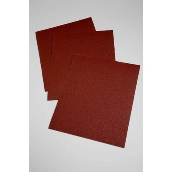 3M 7000000360 314D Cloth Sheet, 11 in L x 9 in W, P60 Grit, Medium Grade, Aluminum Oxide Abrasive, Cloth Backing