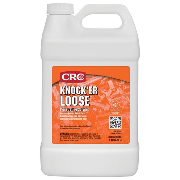CRC 03021 Knocker Loose Combustible Penetrating Solvent, 1 gal Bottle, Liquid, Reddish, 0.84