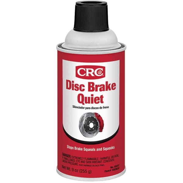 CRC 05017 Dry Film Extremely Flammable Disc Brake Quiet, 12 oz Aerosol Can, Liquid, Red, Solvent redirect to product page
