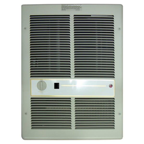 TPI E3312T2SRP 3310 1-Phase Fan Forced Heater With In-Built Double Pole Thermostat and Summer Fan Switch, 1 kW, 120 VAC