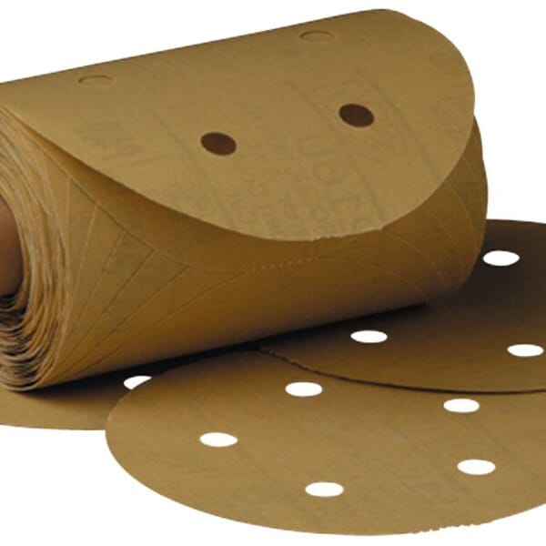 3M 7000118108 216U Roll Disc, 5 in Dia Disc, P80 Grit, Medium Grade, Aluminum Oxide Abrasive, Paper Backing
