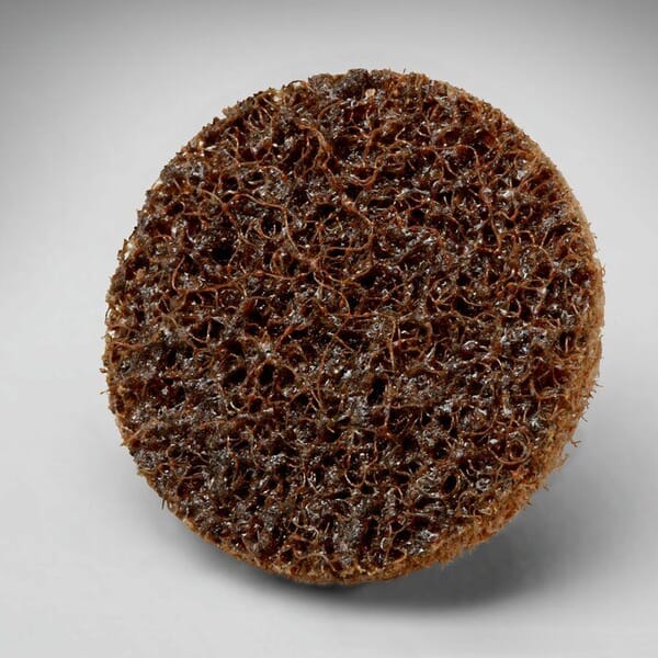 3M 7000000752 SC SE Durable Non-Woven Surface Conditioning Disc, 2 in Dia Disc, Coarse Grade, Aluminum Oxide Abrasive, Type TR Attachment