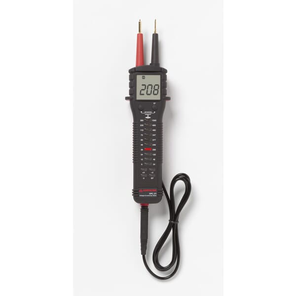 Amprobe VPC-31 Voltage and Continuity Tester With VolTect and Built-in Shaker, Battery, +/-2.5% + 4 Digits For VAC, +/-1% + 2 Digits For VDC Accuracy, 3 Digits 1000 Counts LCD/LED Display