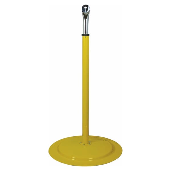 TPI HDMP Heavy Duty Pedestal Pole and Base Mount, Yellow, For Use With: Industrial Assembled Maximum Duty Circulator and Industrial Heavy Duty Yellow Air Circulator, Domestic