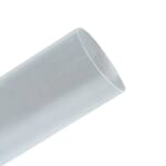 3M 7000133515 Thin Wall Heat Shrink Tube, 3/4 in ID Expanded, 3/8 in ID Recovered, 0.03 in THK Wall Recovered, 48 in L, Polyolefin, Clear